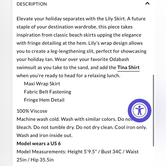 Melissa Odabash Lily high-rise woven maxi skirt Black Size Small - Picture 10 of 11